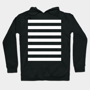 Shades of Grey And White Horizontal Stripe Hoodie